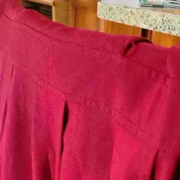 Vintage red dress with belt size s - Picture 14 of 14